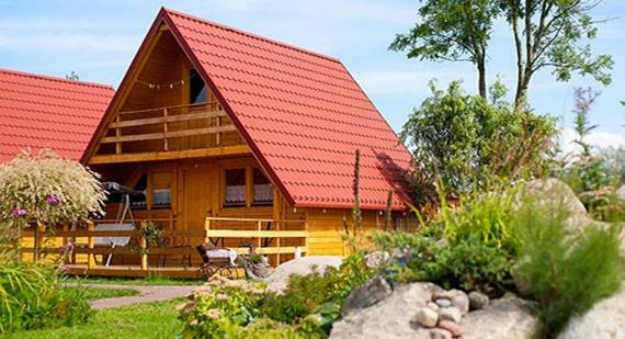 Wesola Gaska Osrodek Rekreacyjny Villa Gąski Exteriör bild